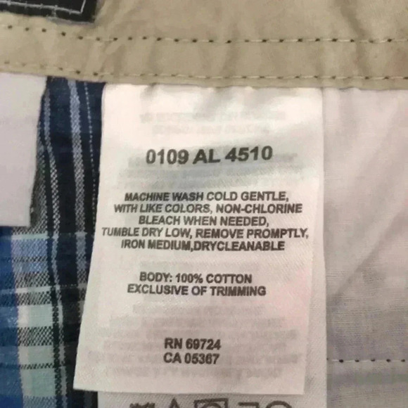 Columbia size 12 shades of blue‎ plaid shorts - Picture 5 of 8